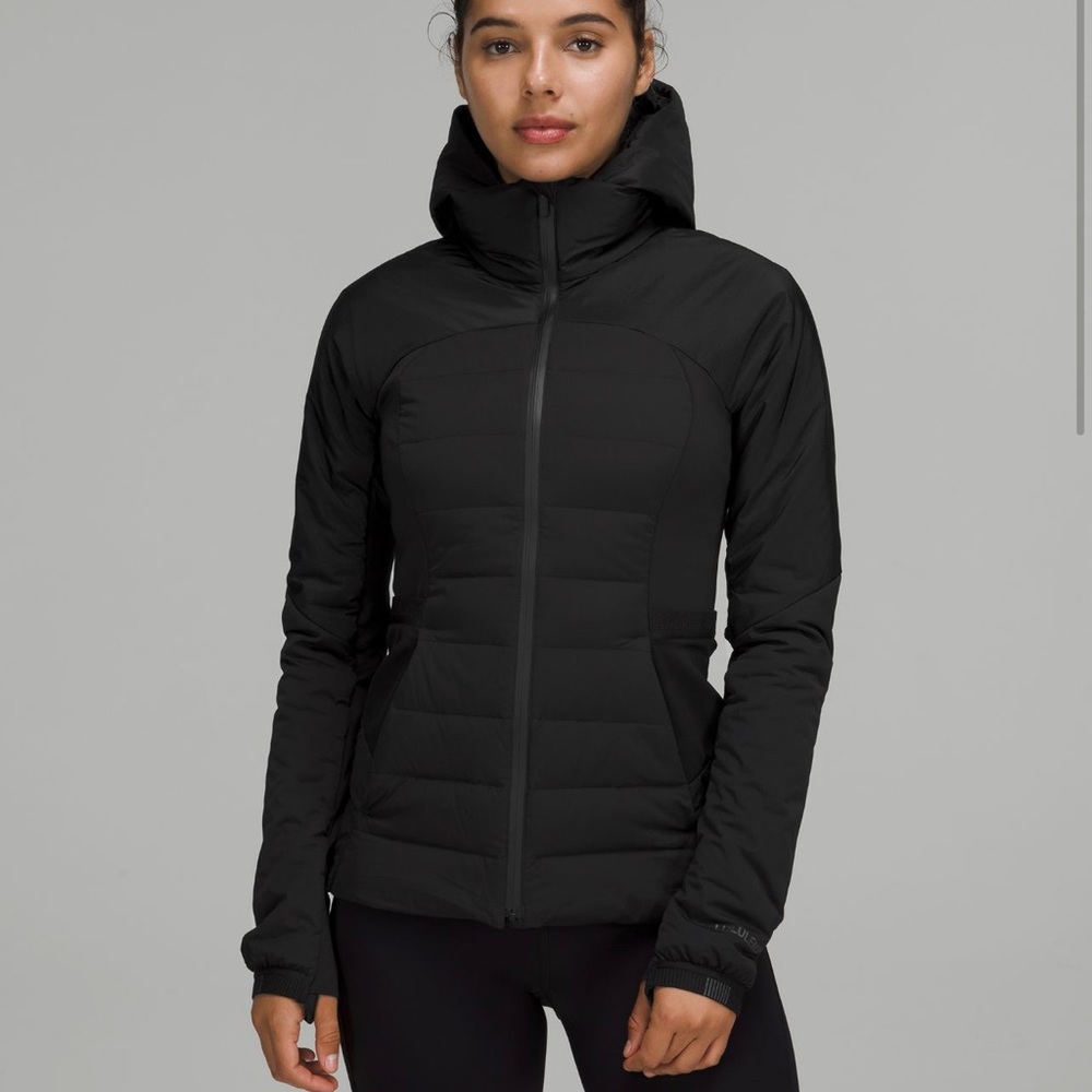 NWT lululemon Down for it All Jacket black 6. Never worn. All tags attached